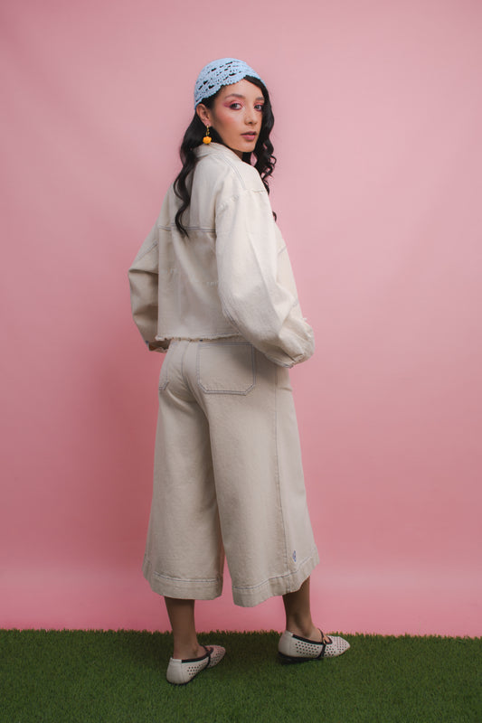 Jean ADN Wide Leg crudo