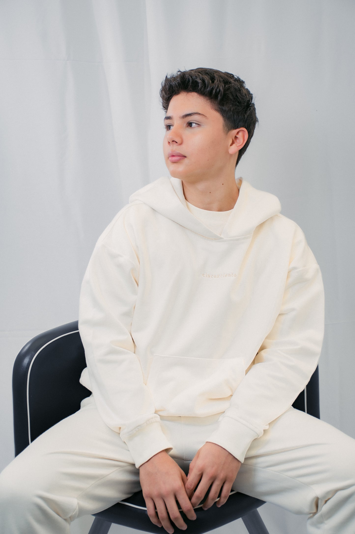 Hoodie Oversize Marfil
