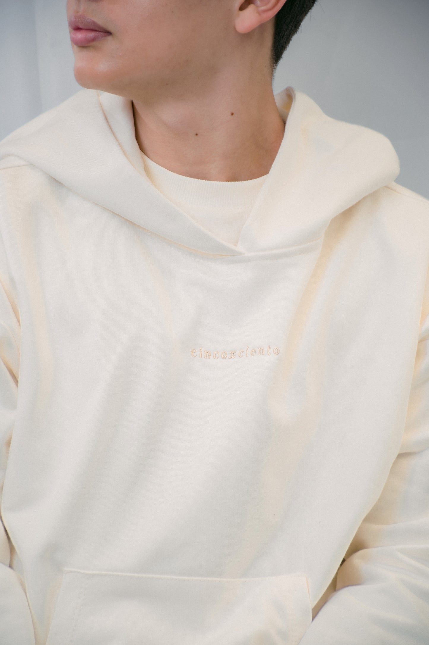 Hoodie Oversize Marfil