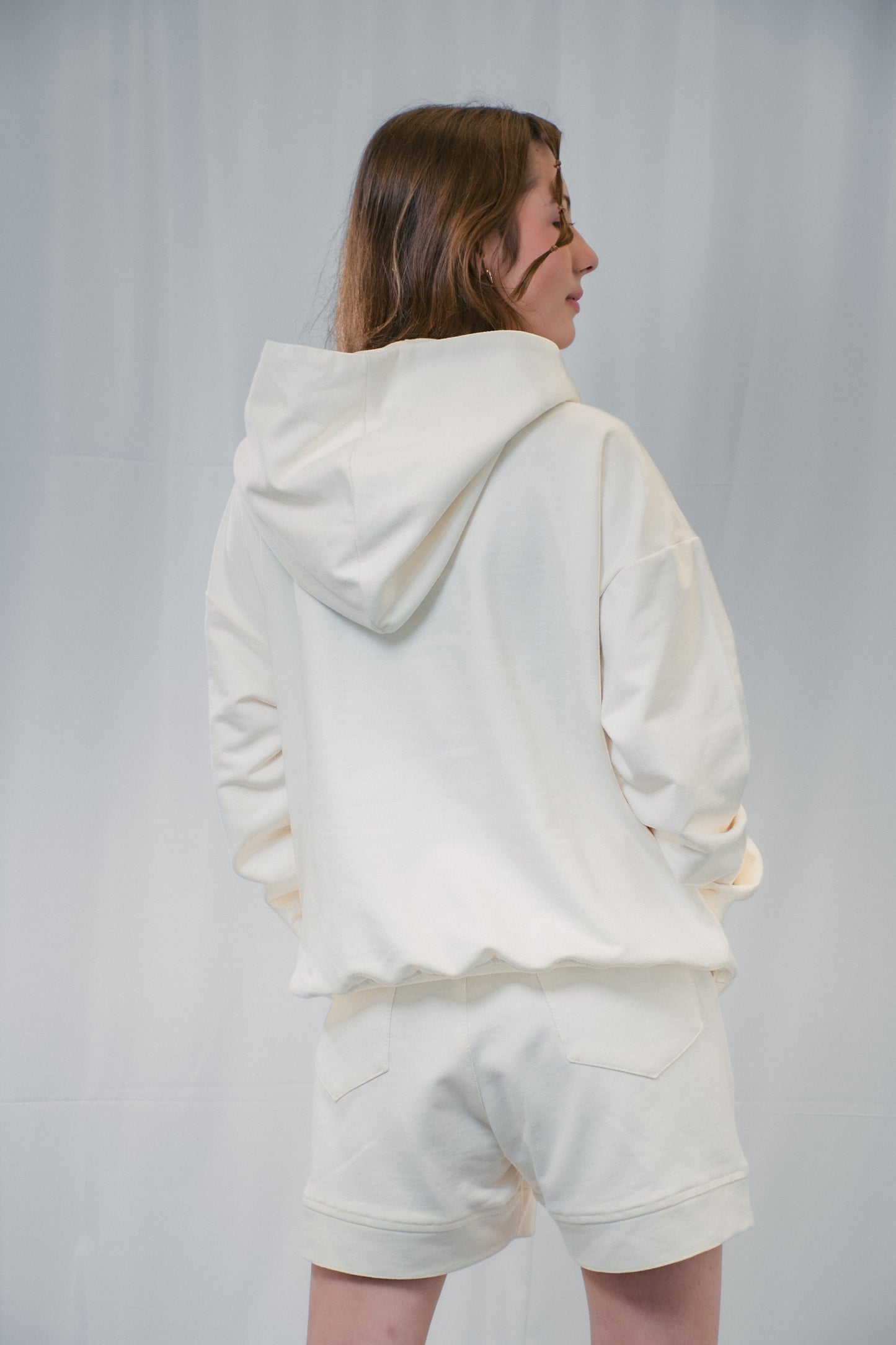 Hoodie Oversize Marfil