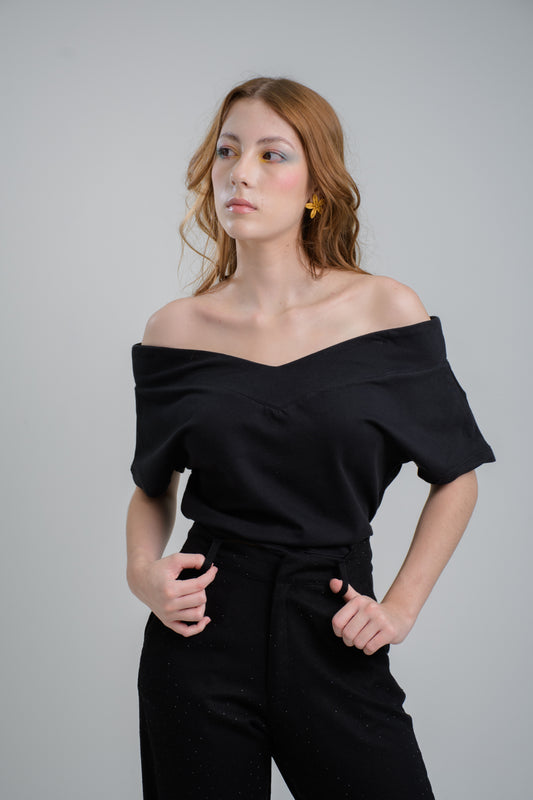 Blusa Spalla Black