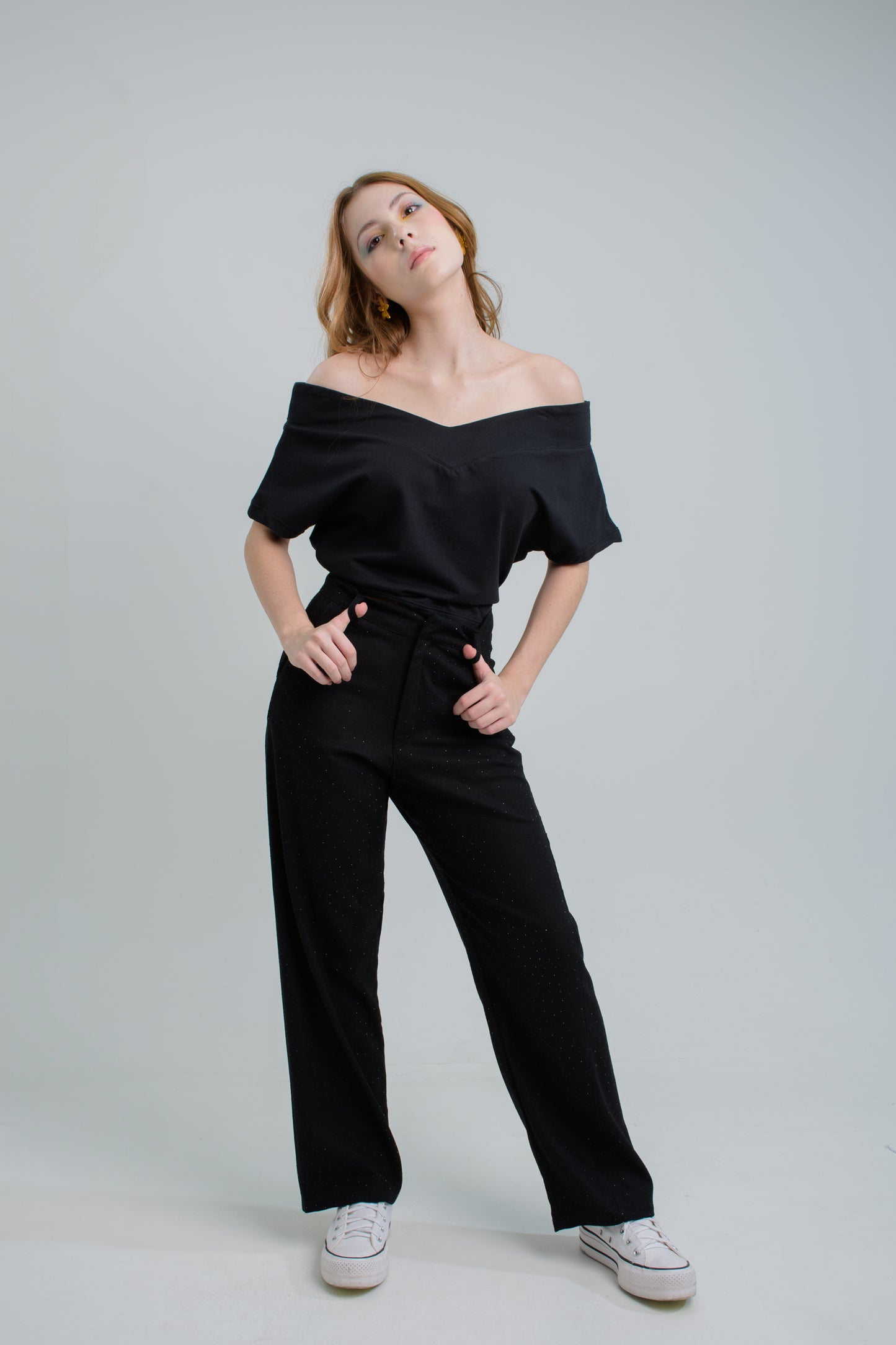 Blusa Spalla Black