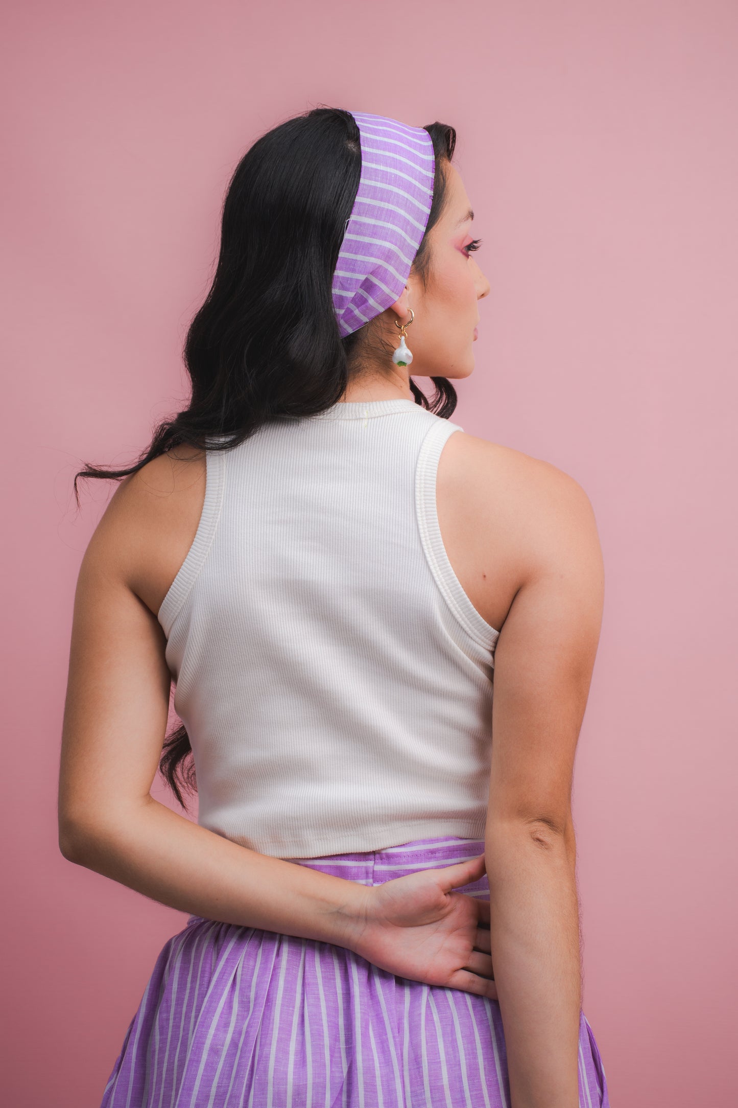 Tank Top Corazón Crema
