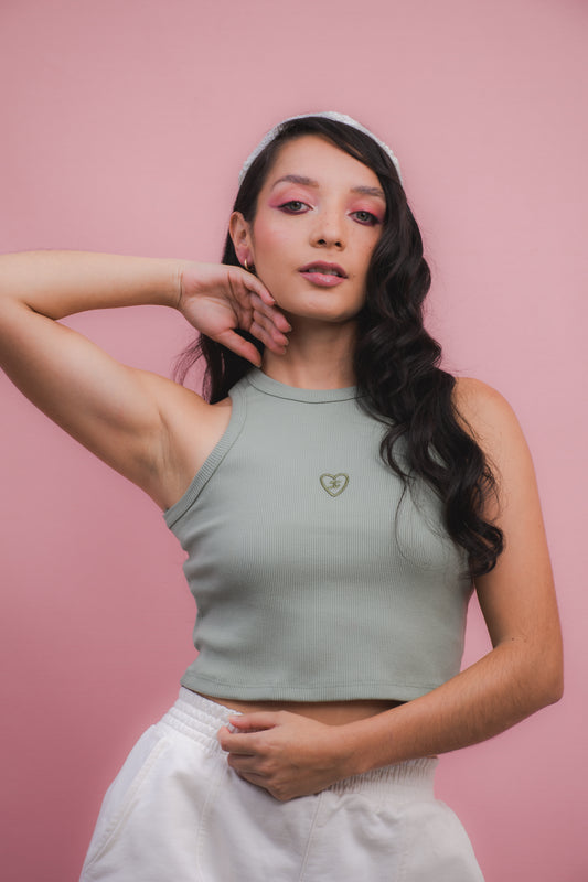 Tank Top Corazón Jade