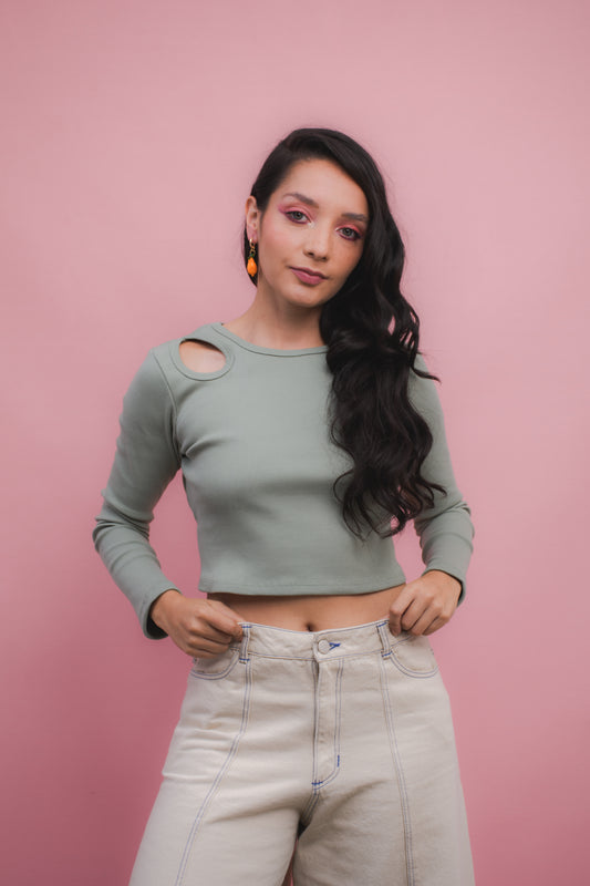 Top ADN Cut-Out Jade