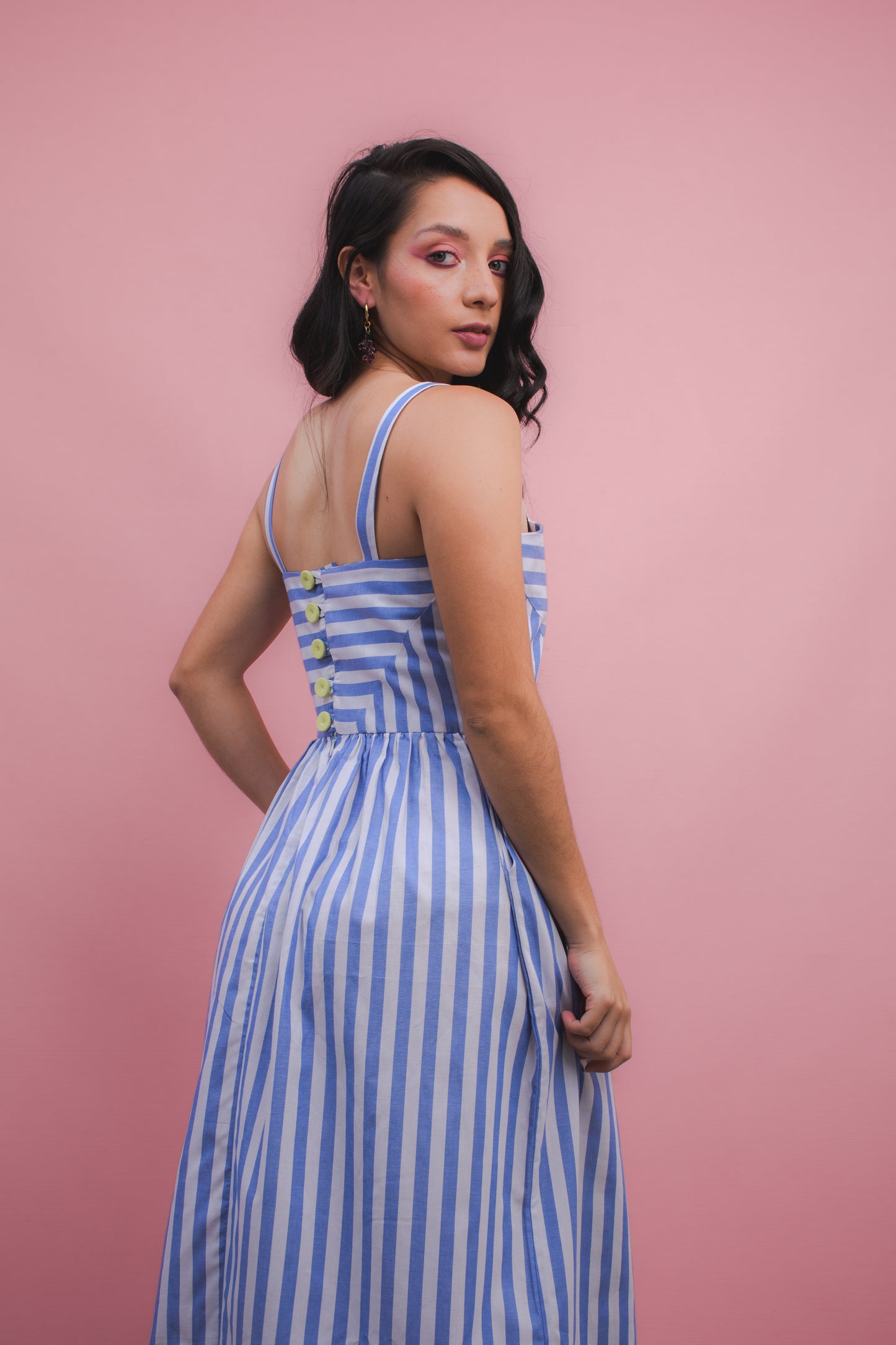 Vestido ADN stripe