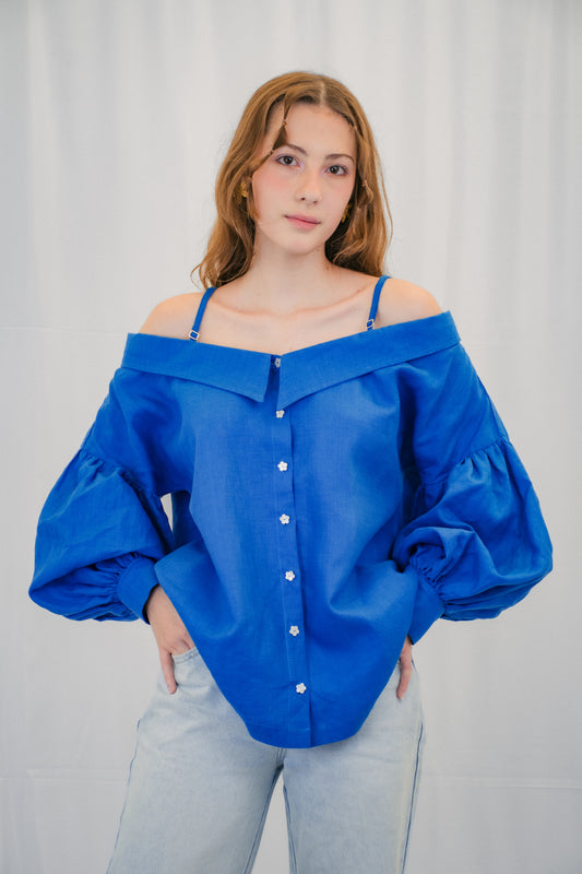 Camisa Umbral Azulada
