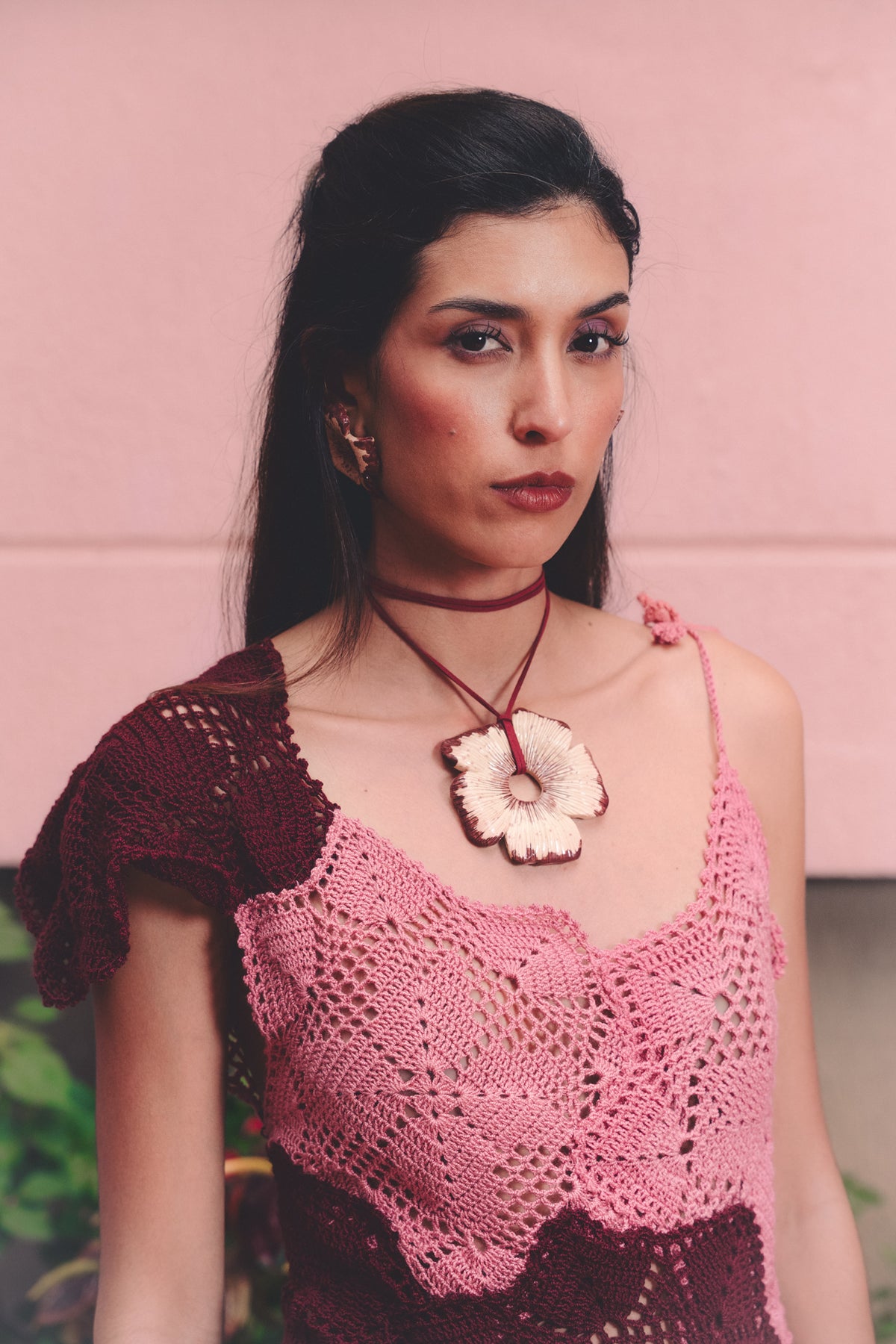 Tejido La Flor de la Nona Vino