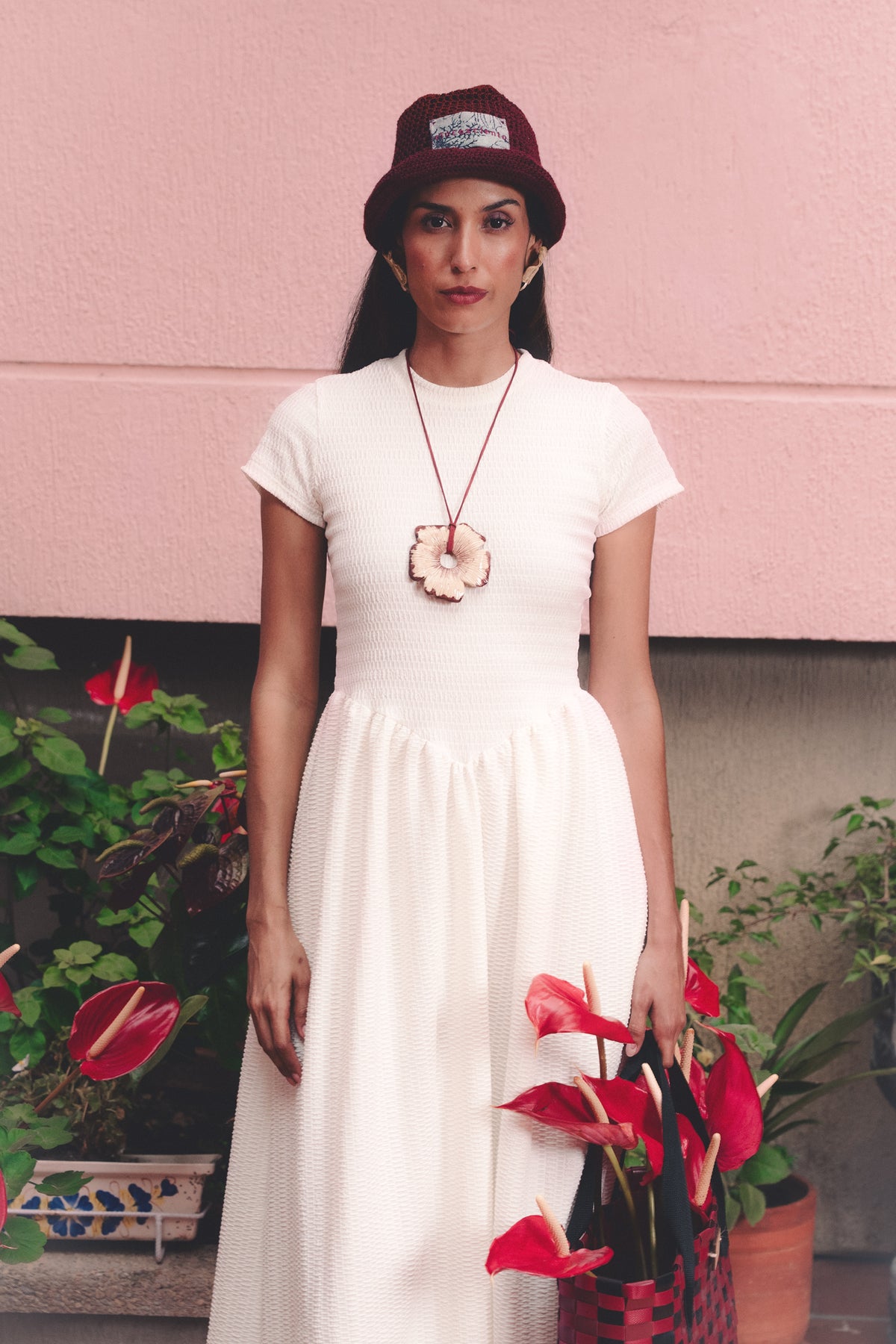 Vestido Helecho Marfil