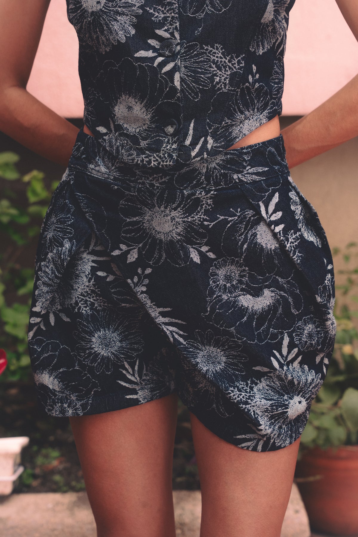 Falda Short Anturio Jardín