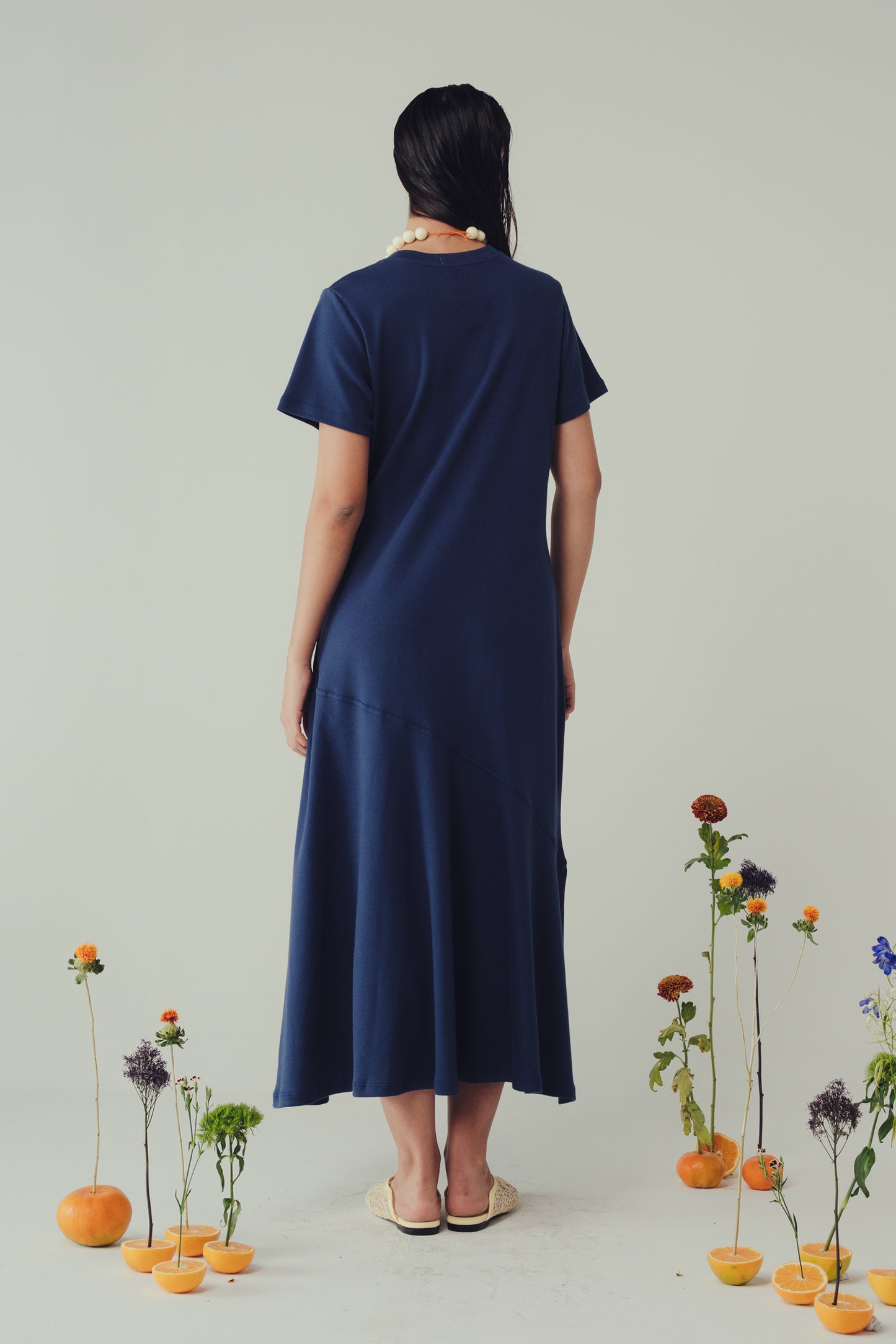 Vestido Caudal Indigo