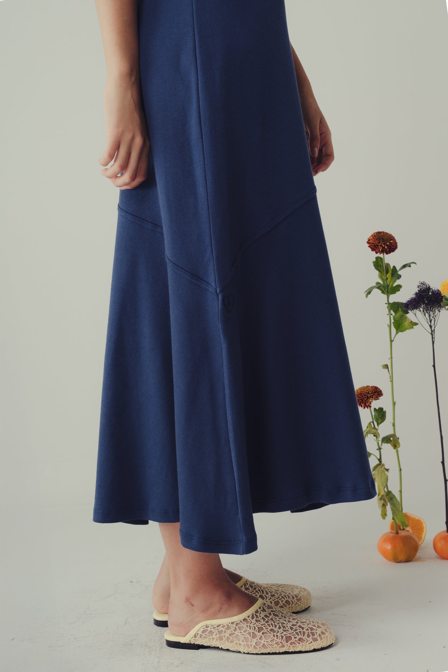 Vestido Caudal Indigo