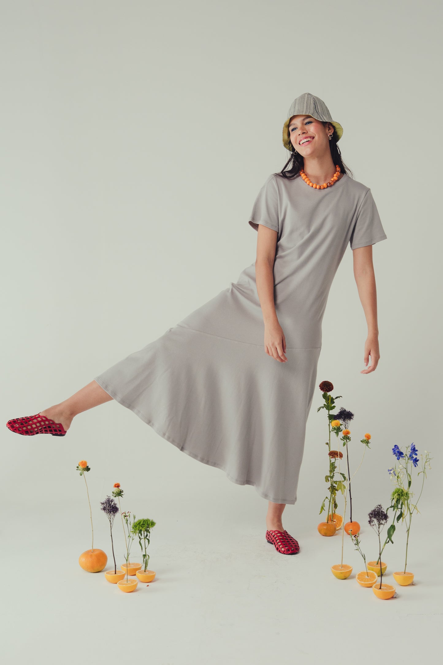 Vestido Caudal Silver