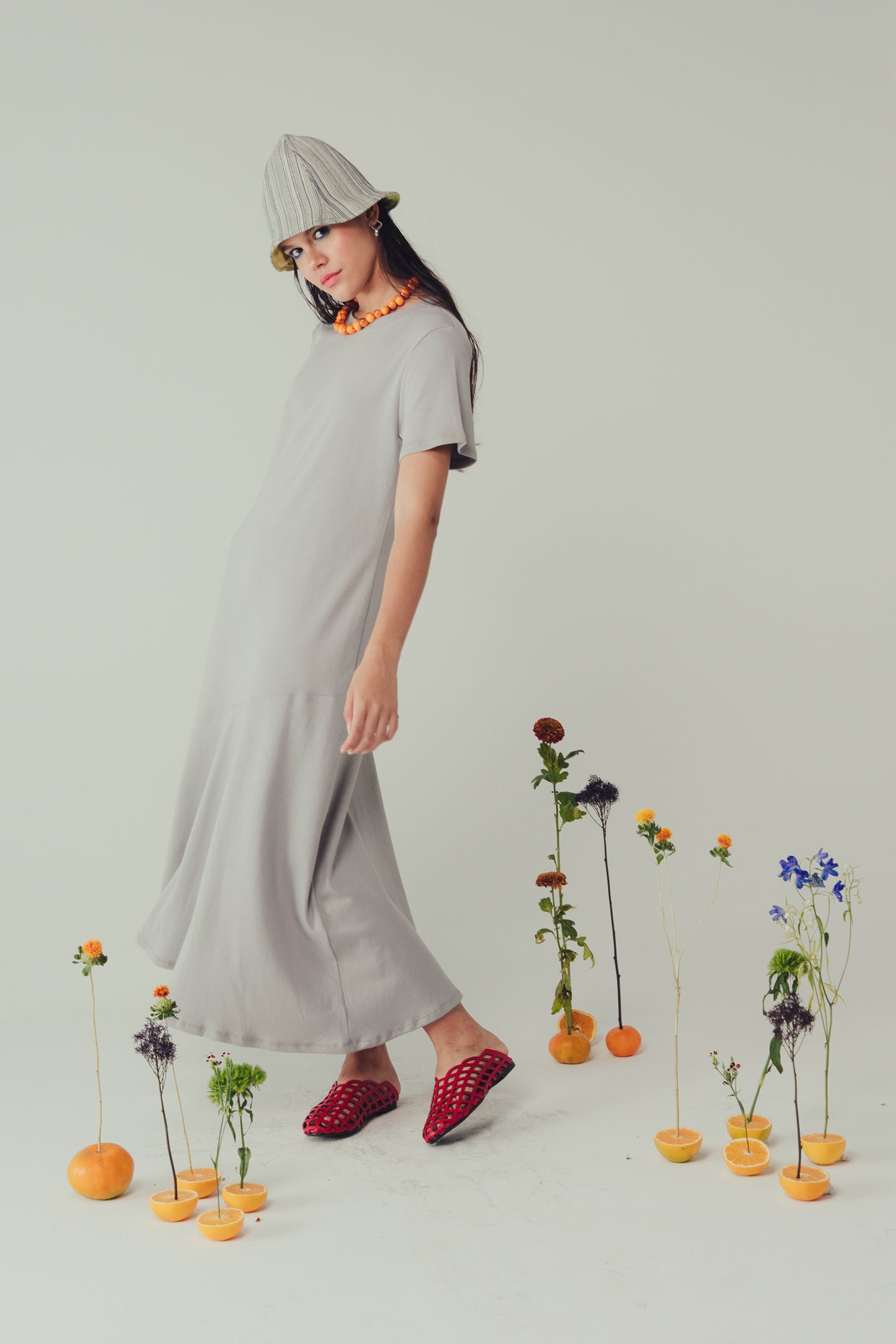 Vestido Caudal Silver