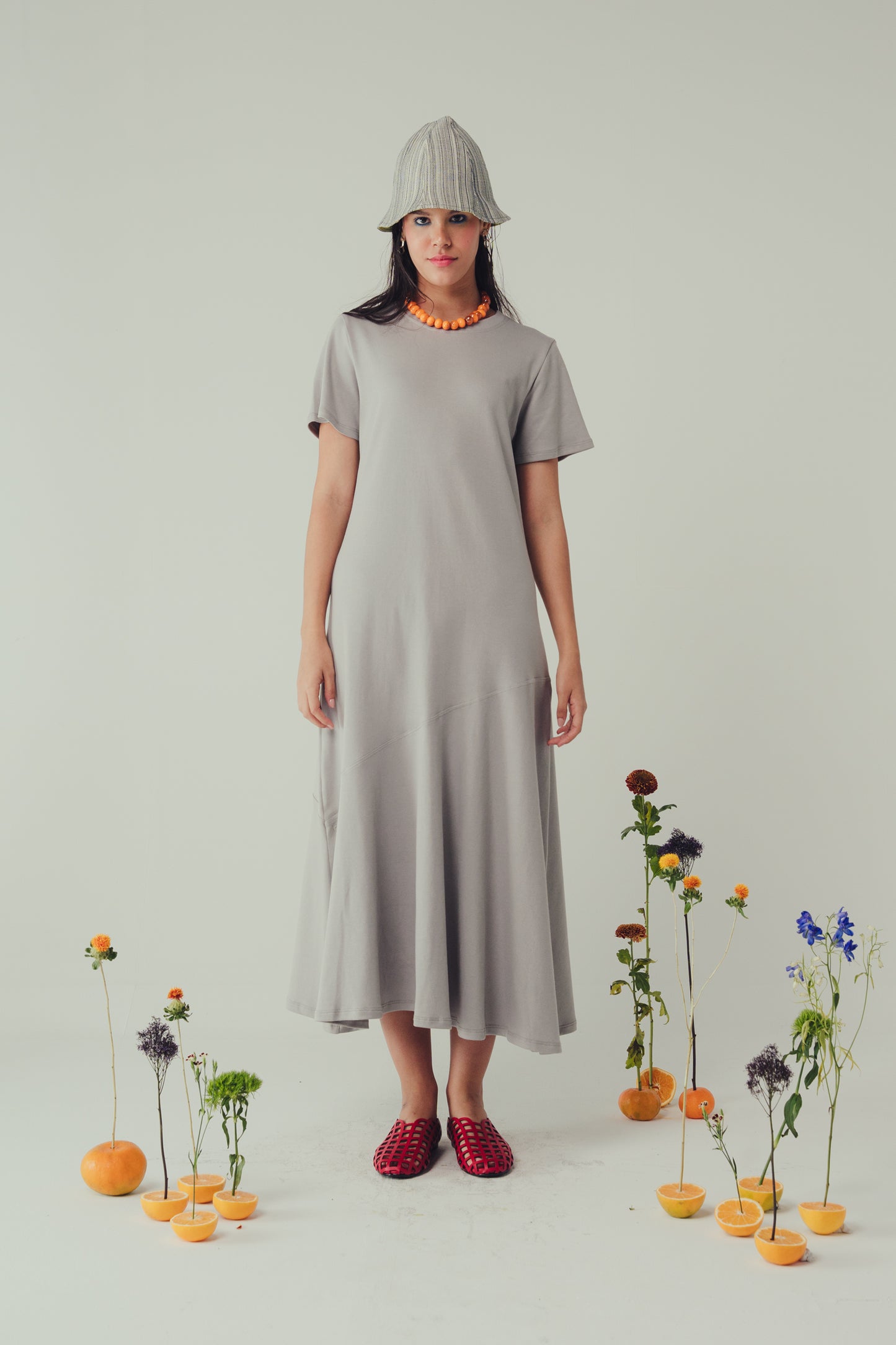 Vestido Caudal Silver